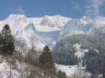 Chaine des Aravis en hiver